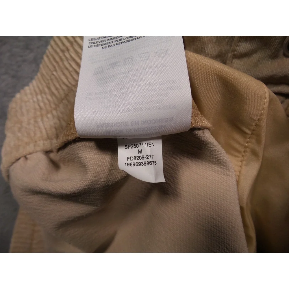 Nike Air Jordan Pants Womens Size Medium Brown Corduroy‎ Chicago Cargo Pockets